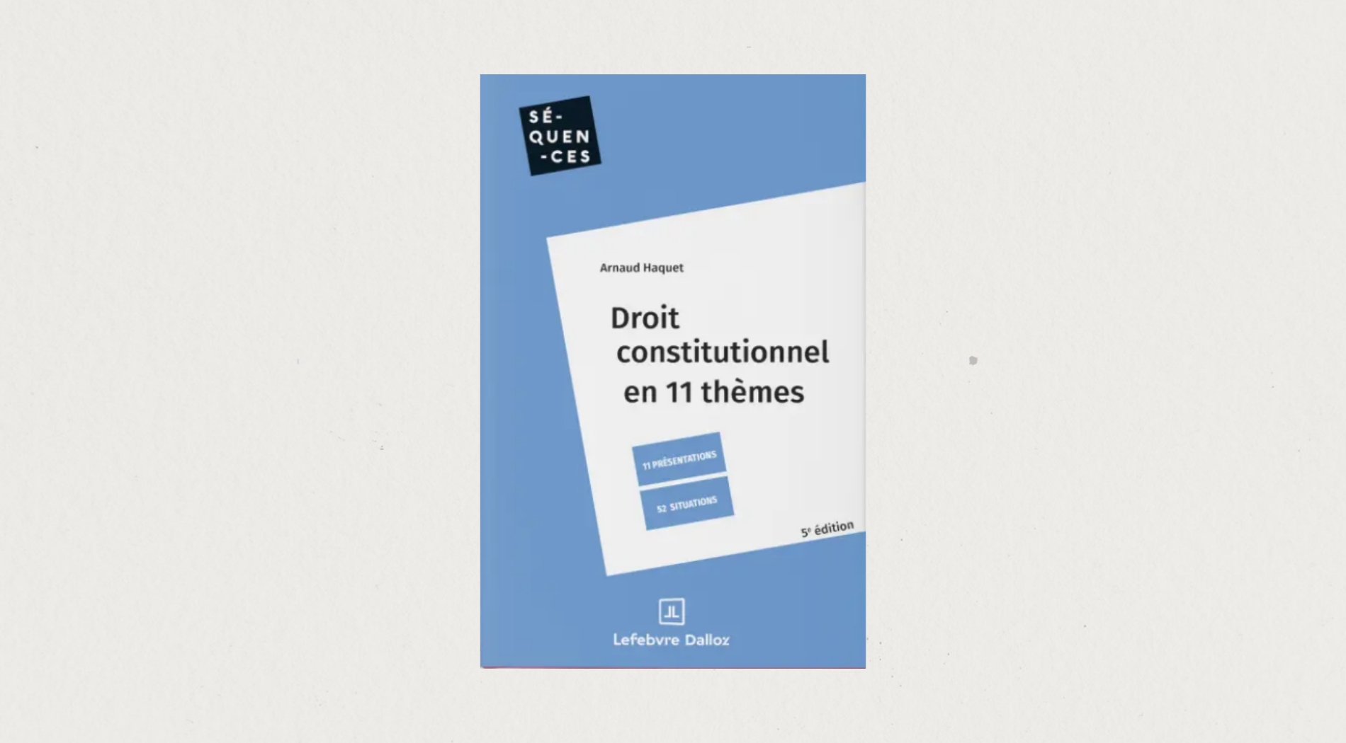 Illustration de l'article Droit constitutionnel en 11 thèmes - 5e édition
